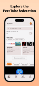 PeerTube (f-droid version) 2.1.4