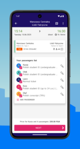 KOLEO - PKP (Polish Railways) timetable 10.8.7