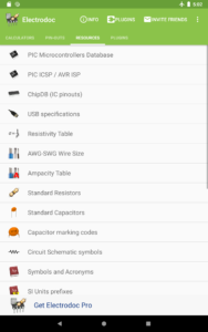 Electrodoc - electronics tools 7.1