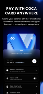 COCA: Crypto Card & Wallet 3.2.0 COCA: Crypto Card & Wallet 3.2.0