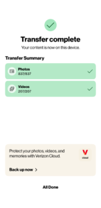 Verizon Content Transfer 26.6.0 Verizon Content Transfer 26.6.0