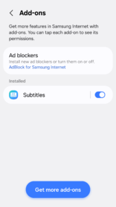 Samsung Browser Beta 9.2.00.70