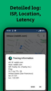 Intrace: Visual Traceroute 4.0.8 Intrace: Visual Traceroute 4.0.8