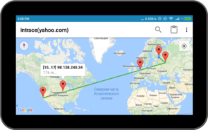 Intrace: Visual Traceroute 4.0.8 Intrace: Visual Traceroute 4.0.8