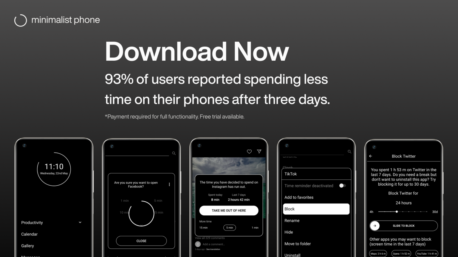 minimalist phone® Screen Time 1.12.4v180 (120-640dpi) APK Download by ...