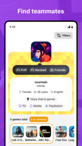 Gameram: Find gaming teammates 1.126.0