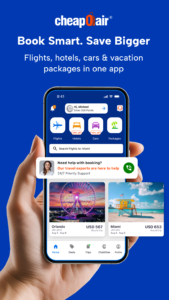CheapOair :Flight Deals,Hotels 4.286.0 CheapOair :Flight Deals,Hotels 4.286.0
