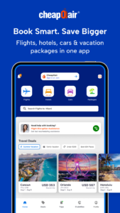 CheapOair :Flight Deals,Hotels 4.286.0 CheapOair :Flight Deals,Hotels 4.286.0