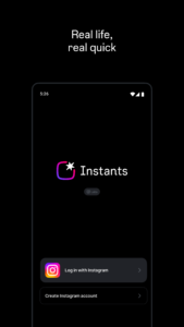 Instants, an Instagram app 427.0.0.0.18