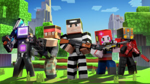 Cops N Robbers:Pixel Craft Gun 17.10.1