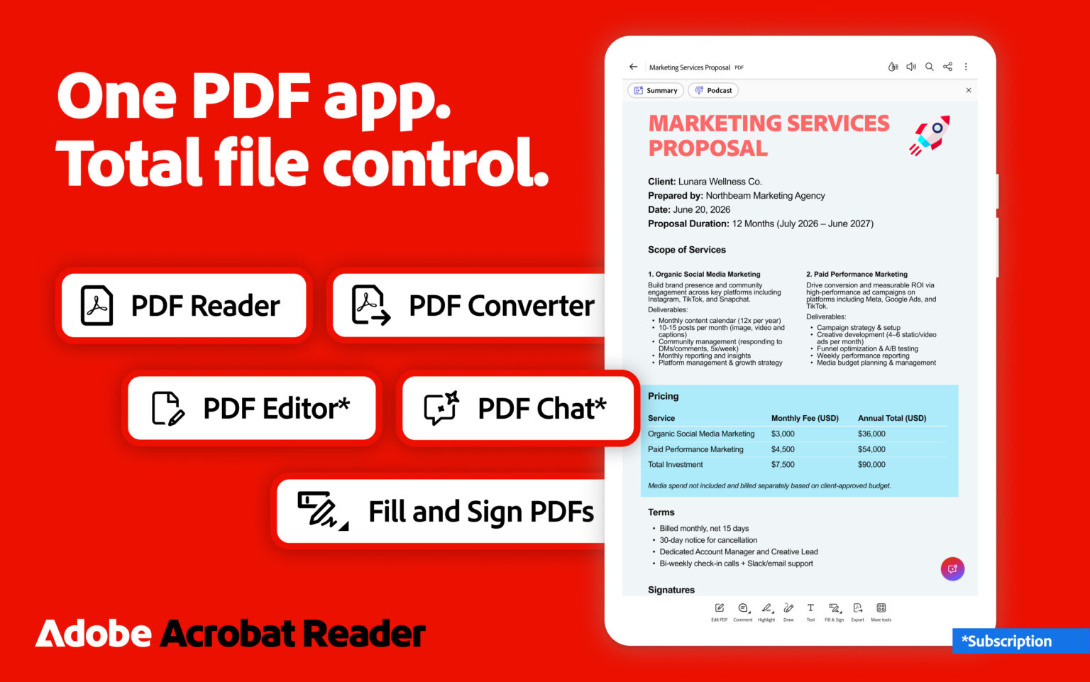 Adobe Acrobat Reader: Edit PDF 26.4.0 APK Download by Adobe - APKMirror