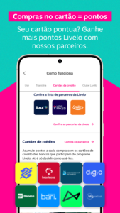 Livelo: juntar e trocar pontos 8.50.1