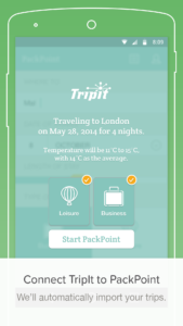 PackPoint travel packing list 3.18.7 PackPoint travel packing list 3.18.7