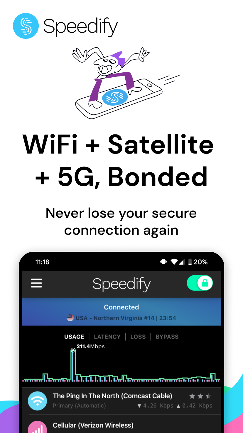 Download Speedify Speedify: Bond Satellite + 5G 16.8.0.14099 APK Download by Connectify ...