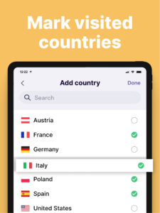 been: track visited countries 2.8.7