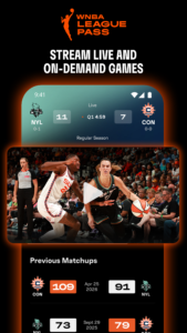 WNBA - Live Games & Scores 19.1.3