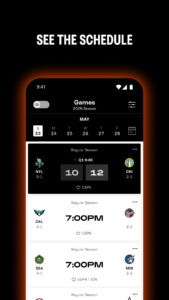 WNBA - Live Games & Scores 19.1.3