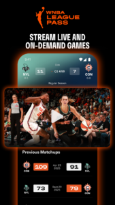 WNBA - Live Games & Scores 19.1.3