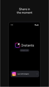 Instants, an Instagram app 433.0.0.0.72