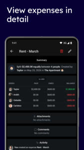Split bills: SplitMyExpenses 1.2.1 Split bills: SplitMyExpenses 1.2.1