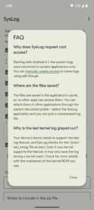 SysLog 2.6.0 (Android 6.0+) SysLog 2.6.0 (Android 6.0+)