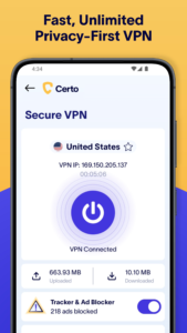 Certo: Anti Spyware & VPN 3.4.0