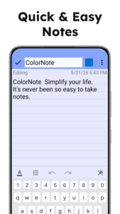 ColorNote Notepad Notes 3.11.15 (Android 2.2+)