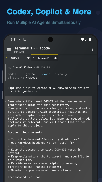 Download Acode - powerful code editor (github version) APKs for Android ...
