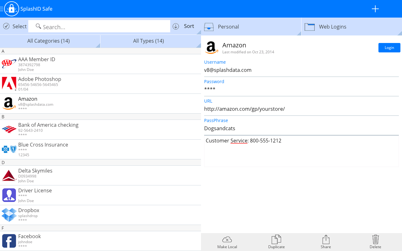Splashid SplashID Safe Password Manager 8.4.1 APK Download by SplashData, Inc ...