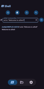 aShell - an ADB shell (f-droid version) v0.27 aShell - an ADB shell (f-droid version) v0.27