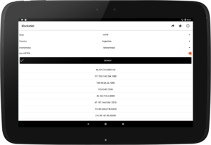 BlockaNet — Proxy server list 2.50 BlockaNet — Proxy server list 2.50