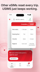 USIMS: Global eSIM for Travel 3.81