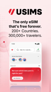 USIMS: Global eSIM for Travel 3.81