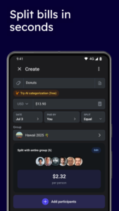 Bill Splitter: SplitMyExpenses 1.2.8 Bill Splitter: SplitMyExpenses 1.2.8
