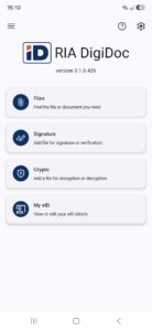 RIA DigiDoc 3.1.0 RIA DigiDoc 3.1.0