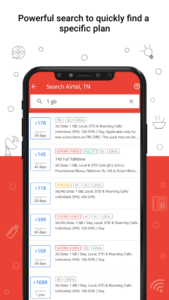 Recharge Plans, DTH, Cashback 6.4.1