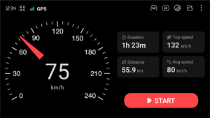 GPS Speedometer : Odometer HUD 17.5 GPS Speedometer : Odometer HUD 17.5