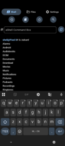 aShell - an ADB shell (f-droid version) v0.28