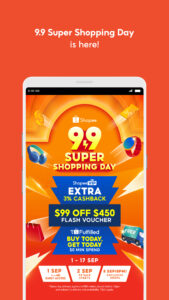 Shopee 9.9 Super Shopping Day 3.81.32 Shopee 9.9 Super Shopping Day 3.81.32