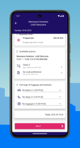 KOLEO - PKP (Polish Railways) timetable 10.8.7