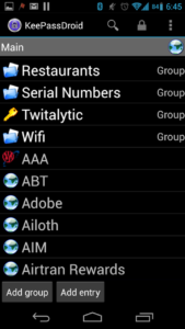 KeePassDroid 2.7