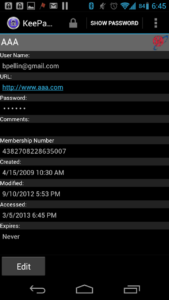 KeePassDroid 2.7