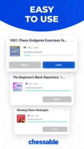 Chessable: Study Chess Smarter 2.9.7 (Android 7.0+) Chessable: Study Chess Smarter 2.9.7 (Android 7.0+)