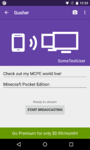 Gusher - Screen Broadcaster 1.0.7 Gusher - Screen Broadcaster 1.0.7