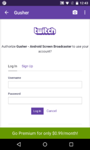 Gusher - Screen Broadcaster 1.0.7 Gusher - Screen Broadcaster 1.0.7