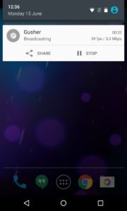 Gusher - Screen Broadcaster 1.0.7 Gusher - Screen Broadcaster 1.0.7