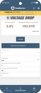 Southwire Voltage Drop 3.2.5