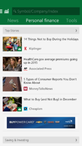 MSN Money- Stock Quotes & News 1.2.0 MSN Money- Stock Quotes & News 1.2.0