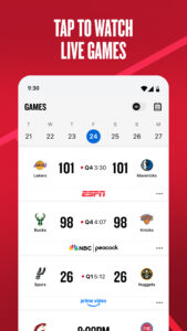 NBA: Live Games & Scores 0.9.10 NBA: Live Games & Scores 0.9.10
