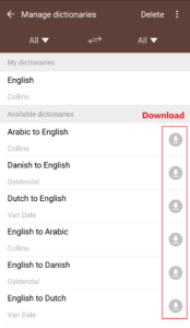 Dictionary for Samsung 3.001.023 Dictionary for Samsung 3.001.023